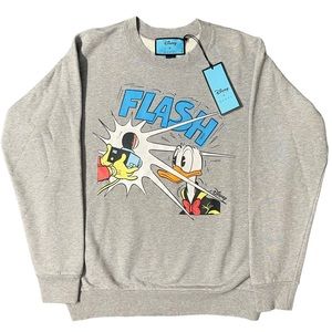 Gucci X Disney Donald Duck Limited Edition Grey New With Tags Sweatshirt